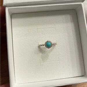 Pandora December birthstone ring size 5 (turquoise)